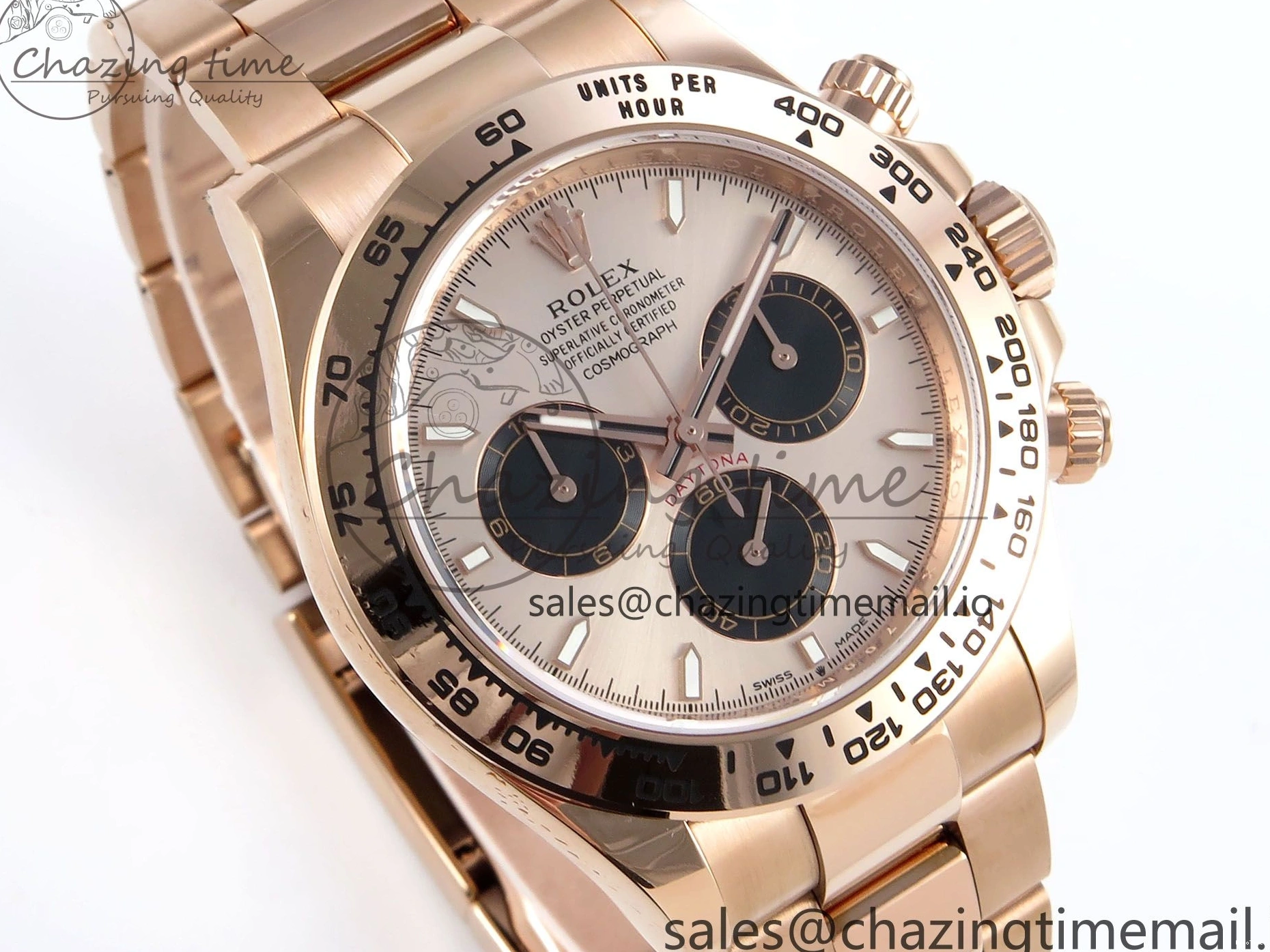 MiroTime 0507 Daytona 126505 APSF 1:1 Best Edition RG Black Dial on RG Braclet SH Sporty 730